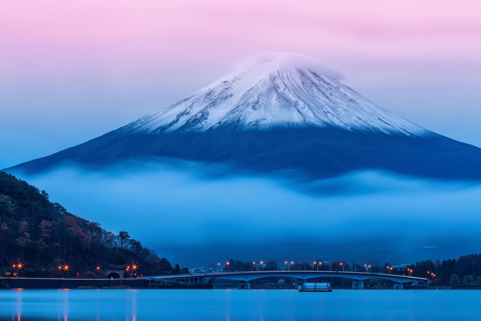 Mount Fuji at dawn