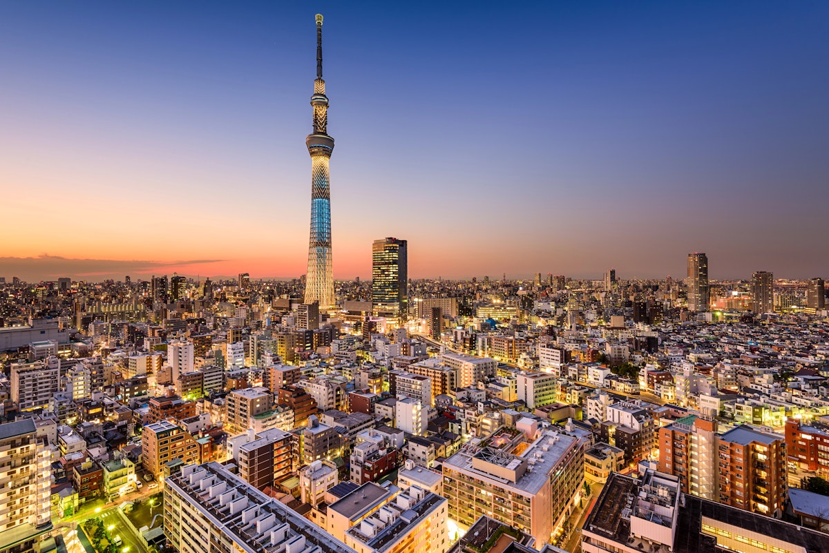 Tokyo Skytree at sunset